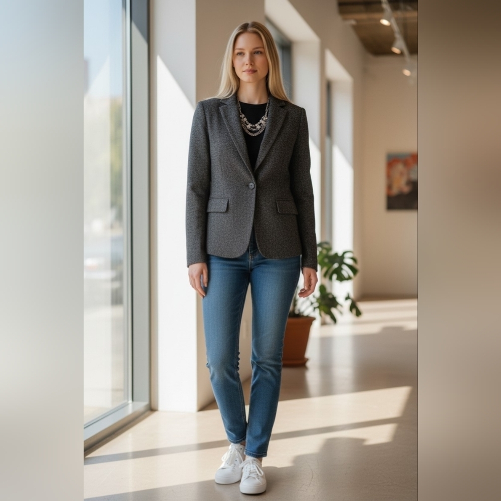 Vintage Smart Set Tweed Blazer